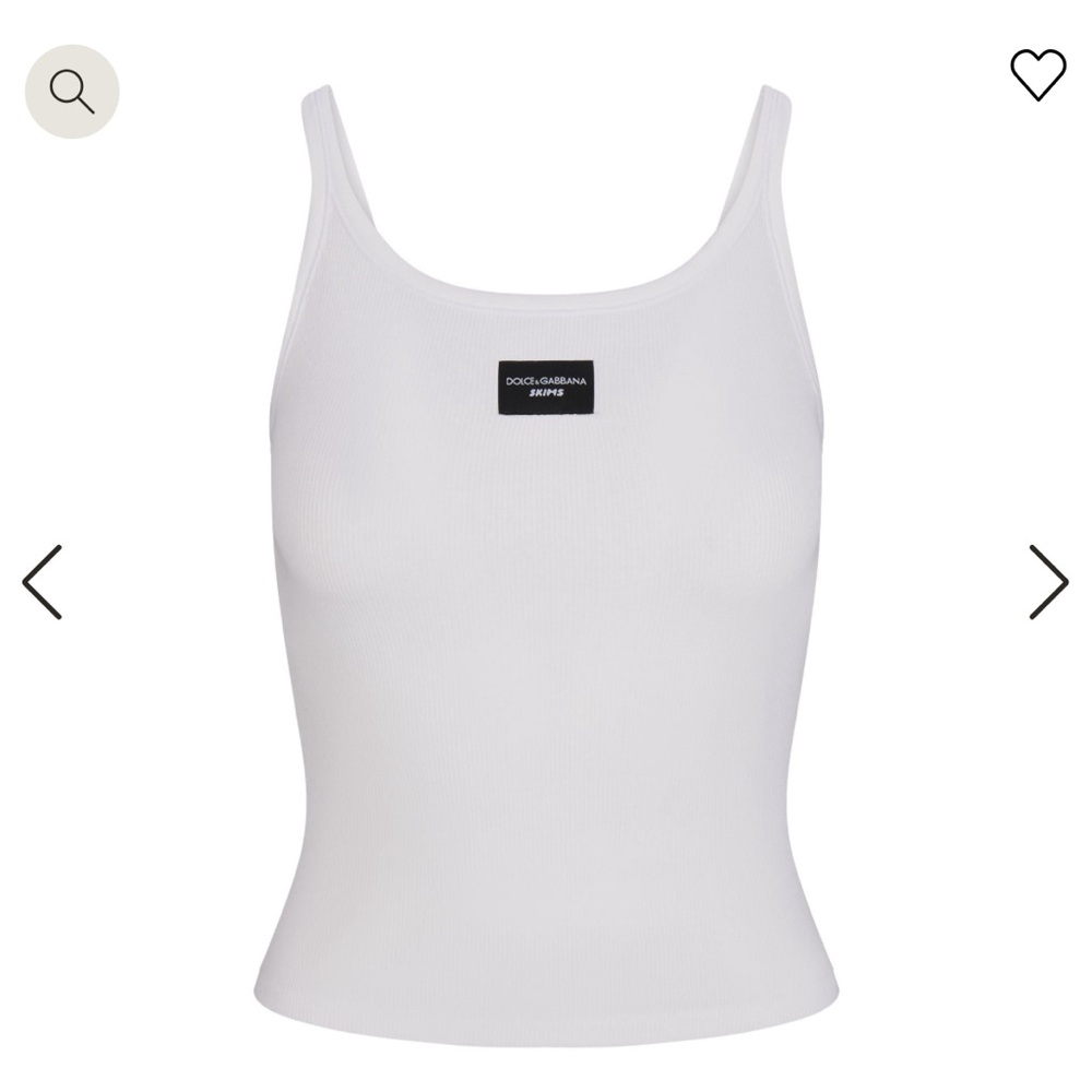 Dolce & Gabbana White Tank Top